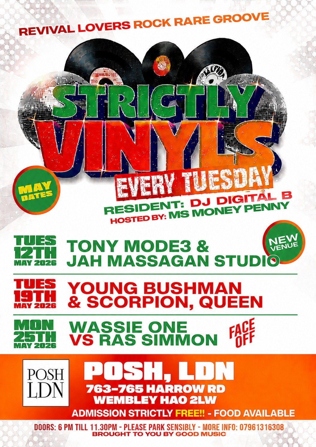 Strictly Vinyls – Front