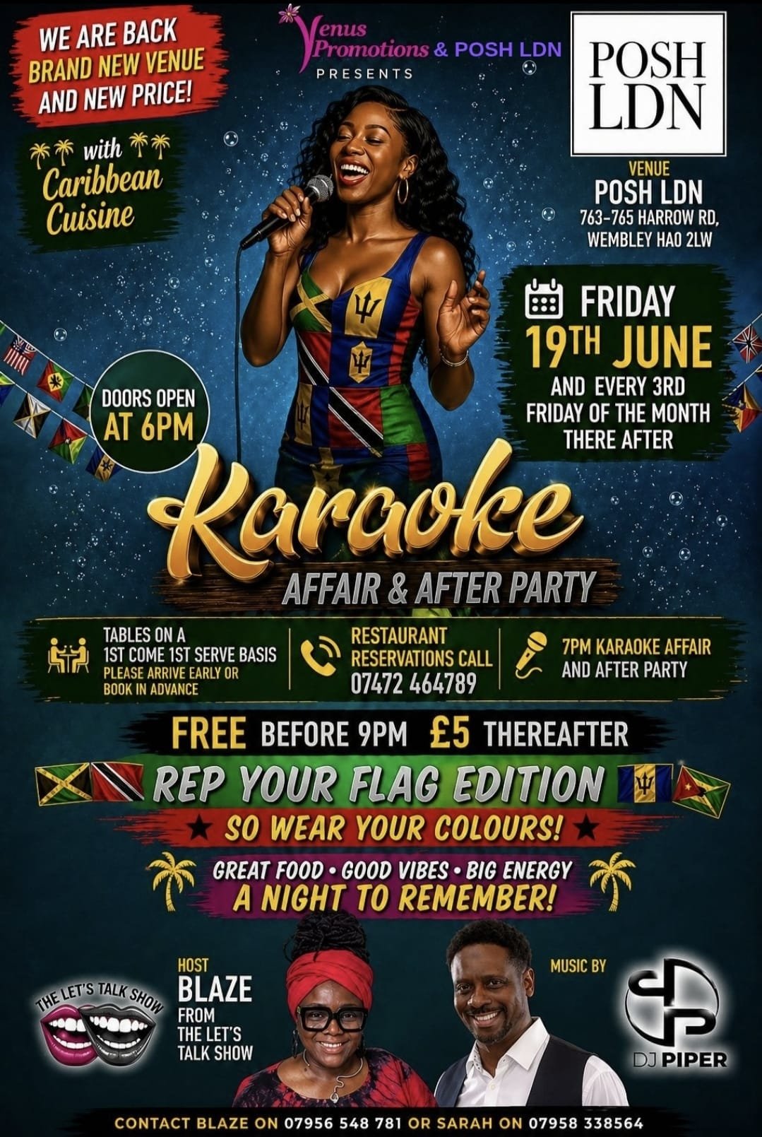 Karaoke Affair – Rep Your Flag – Front