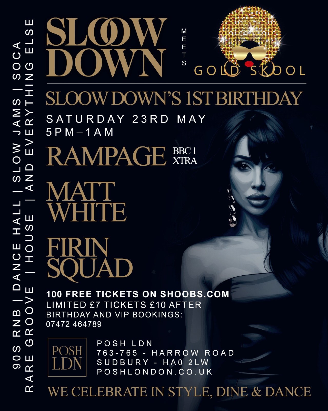 Sloow Down × Gold Skool – Back